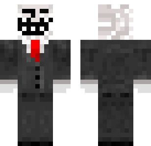 Skull Gentleman Vampire Skin - Monsters Minecraft skin for Bedrock 1.21