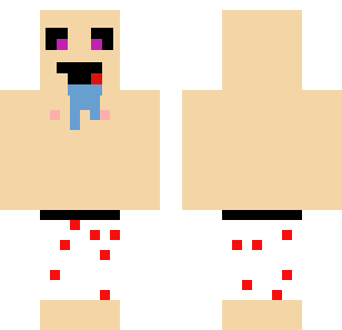 Blodig Zombie-Gruvarbetare Skin - Monsters Minecraft skin for Bedrock 1.21