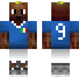 इतालवी सॉकर खिलाड़ी स्किन - Sport Minecraft skin for Bedrock 1.21