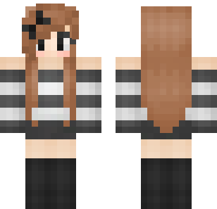 Striped Prison Rebel Skin - Stylish Minecraft skin for Bedrock 1.21