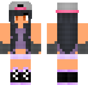 Purple Witch Enchantress Skin - Stylish Minecraft skin for Bedrock 1.21