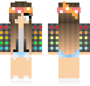 Autumn Festival Explorer Skin - Stylish Minecraft skin for Bedrock 1.21