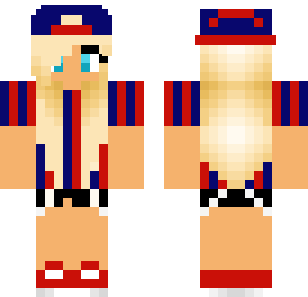 Patriotic Naval Officer Skin - Stylish Minecraft skin for Bedrock 1.21