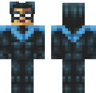暗影翼守护者皮肤 - Super Heroes Minecraft skin for Bedrock 1.21