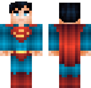 经典超人英雄皮肤 - Super Heroes Minecraft skin for Bedrock 1.21