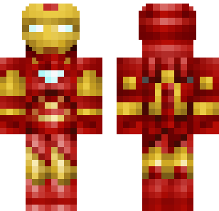 铁血猩红复仇者皮肤 - Super Heroes Minecraft skin for Bedrock 1.21