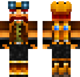 镀金皇冠战士皮肤 - Super Heroes Minecraft skin for Bedrock 1.21