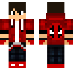 深红英雄警惕者皮肤 - Super Heroes Minecraft skin for Bedrock 1.21