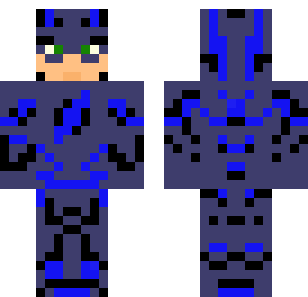 暗影蓝卫士皮肤 - Super Heroes Minecraft skin for Bedrock 1.21