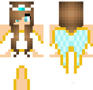 Skóra Niebiańskiego Anioła - Wings Minecraft skin for Bedrock 1.21