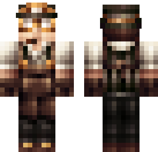 جلد حرفي الجلود الريفي - Workers Minecraft skin for Bedrock 1.21