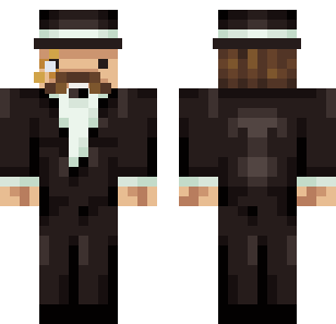 جلد رجل الأعمال الأنيق - Workers Minecraft skin for Bedrock 1.21