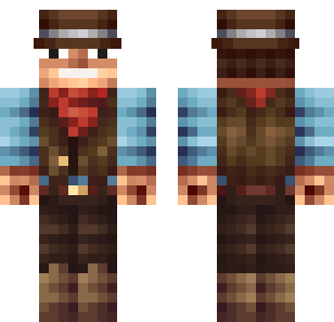 سترة كريمسون أفياتور - Workers Minecraft skin for Bedrock 1.21