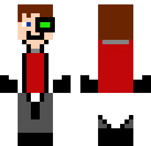 جلد عامل الحداد القرمزي - Workers Minecraft skin for Bedrock 1.21