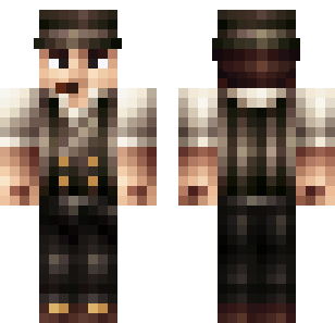 جلد صانع مصنع البخار - Workers Minecraft skin for Bedrock 1.21