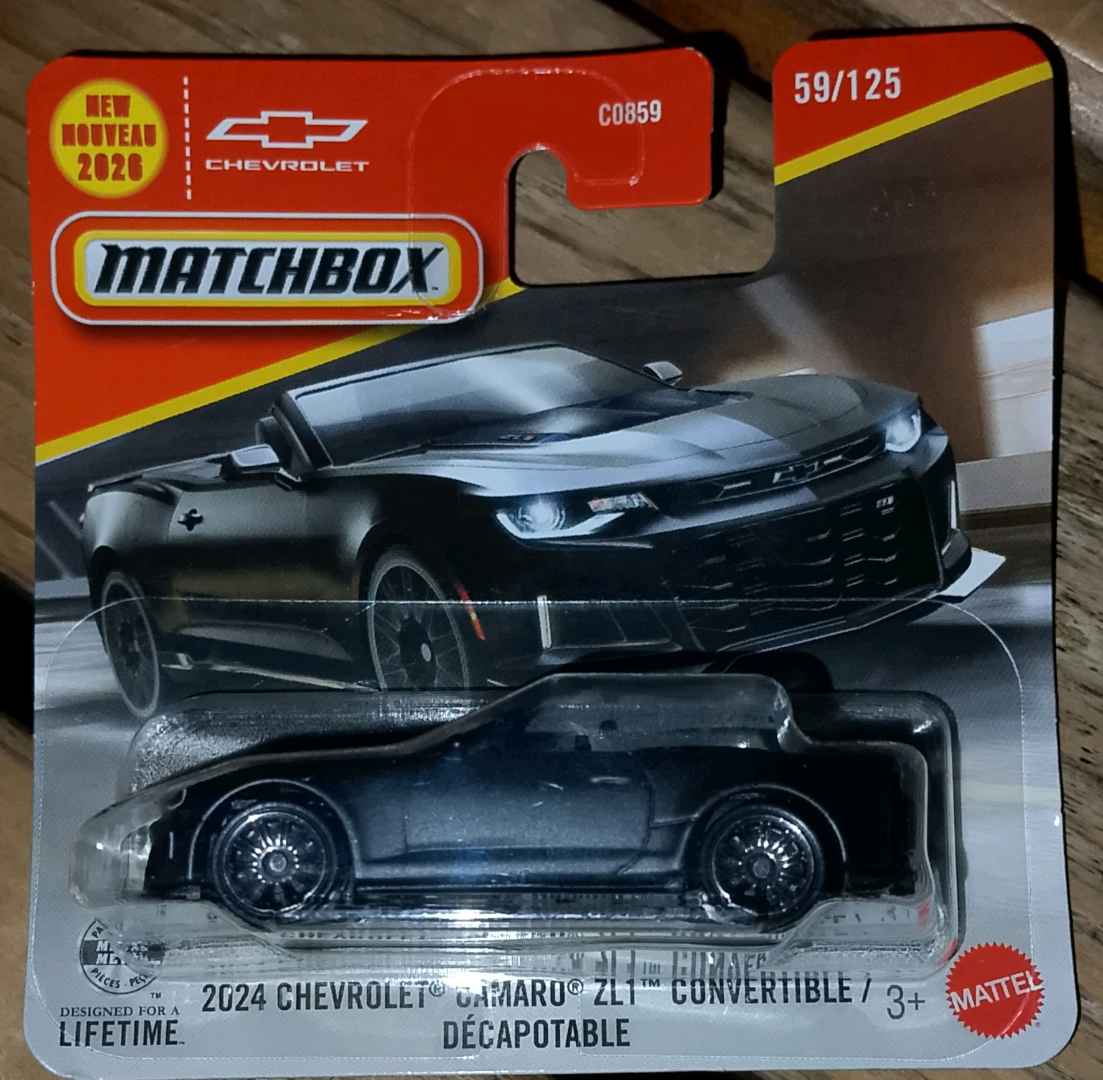 Matchbox Chevrolet Camaro ZL1 Convertible