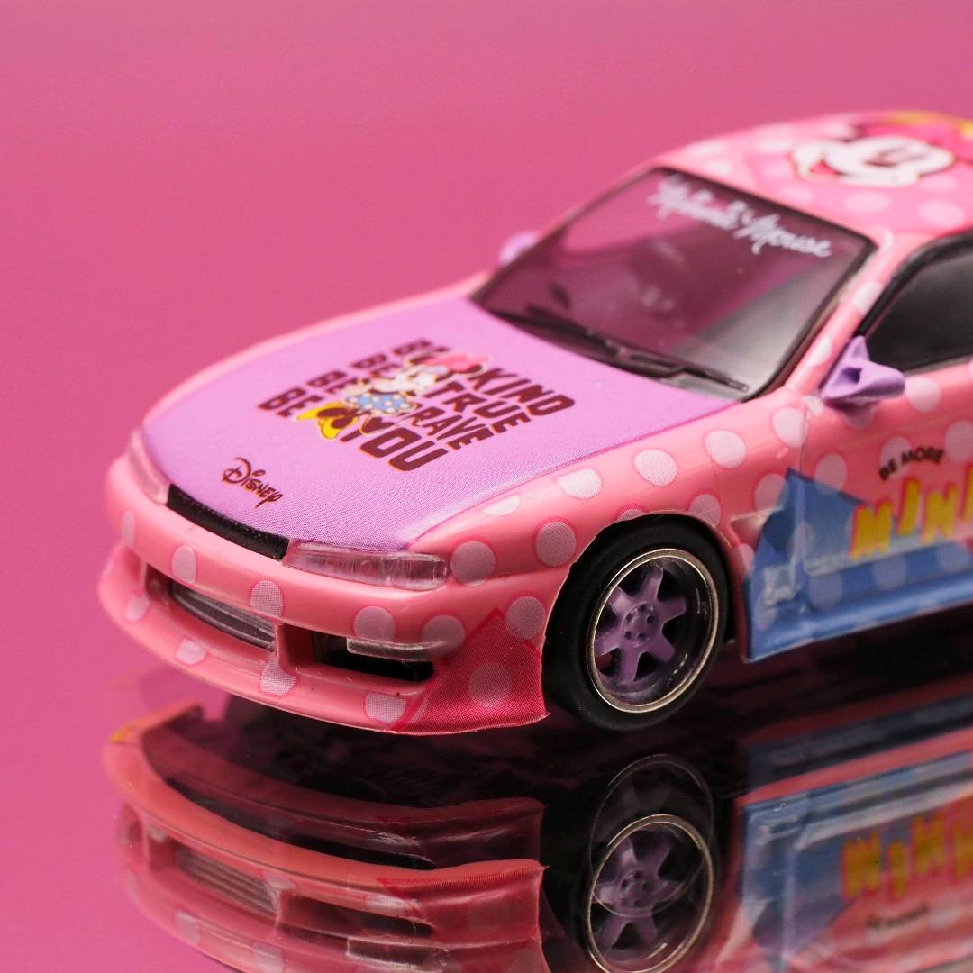Tarmac Works Model Cars Nissan Vertex Silvia S14 Minnie Mouse