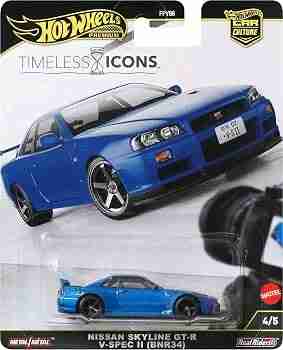 Hot Wheels Nissan Skyline GT-R R34 V-spec 2