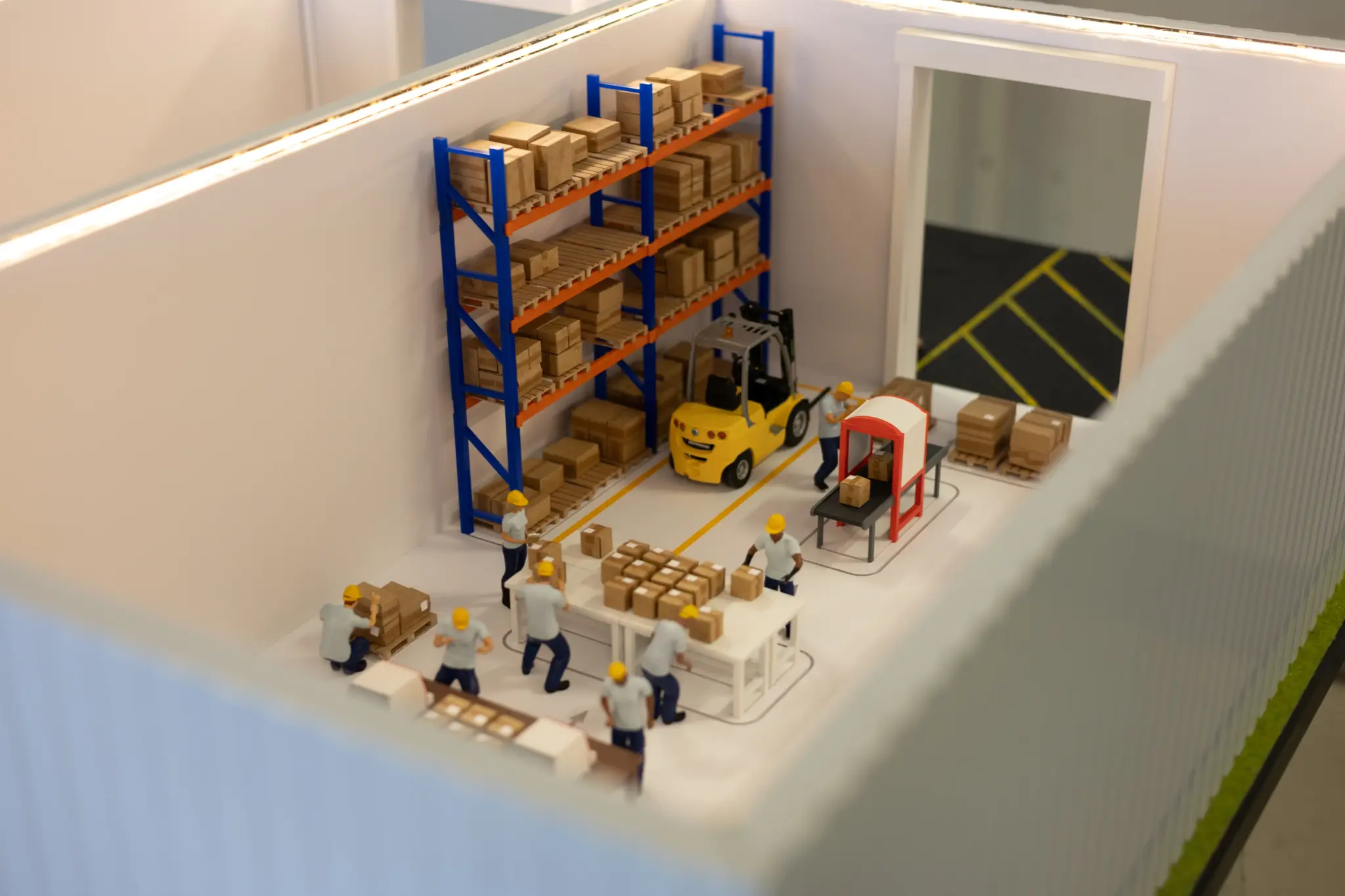 M.A.D Models was commissioned to fabricate an interactive warehouse model to showcase Avery Dennison’s RFID technology in action. Compact and portable, it’s an effective tool for exhibitions and client meetings.