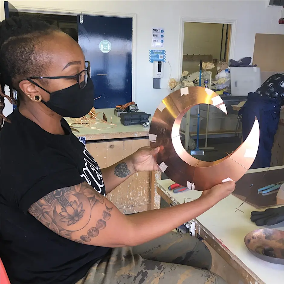 Sheet Copper Sculpture