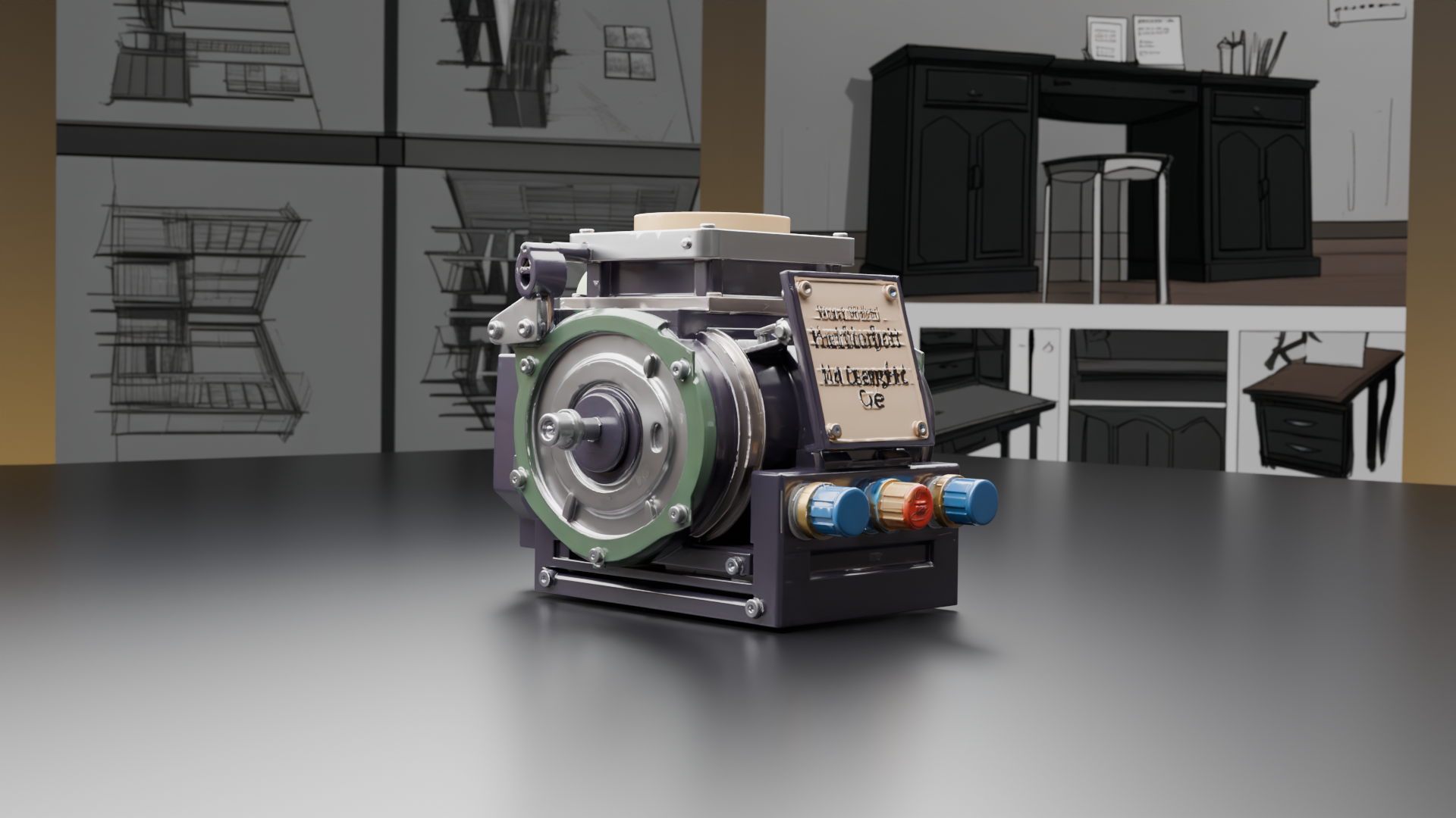 High-Precision Industrial Gearbox Model