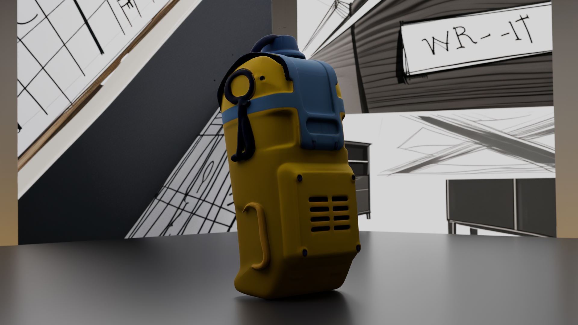 Vibrant Industrial Pump Model