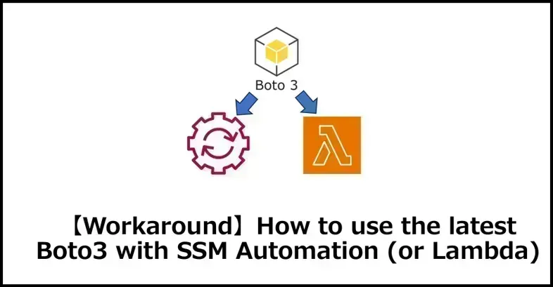 SSM Automation aws:executeScript may not be able to run the latest API.
For example, the Basseline API of Control Tower is now available on December 15, 2024, but at the time of writing this article, it is not available on aws:executeScript.
SSM Automation aws:executeScript action and Step Functions are the same, and the latest APIs may not be available.
In order to respond to this, we have examined the version of Boto3 in the SSM Automation aws:executeScript action and used the latest API.
Simply upgrading Boto3 with pip did not work, so I will describe the corresponding method.