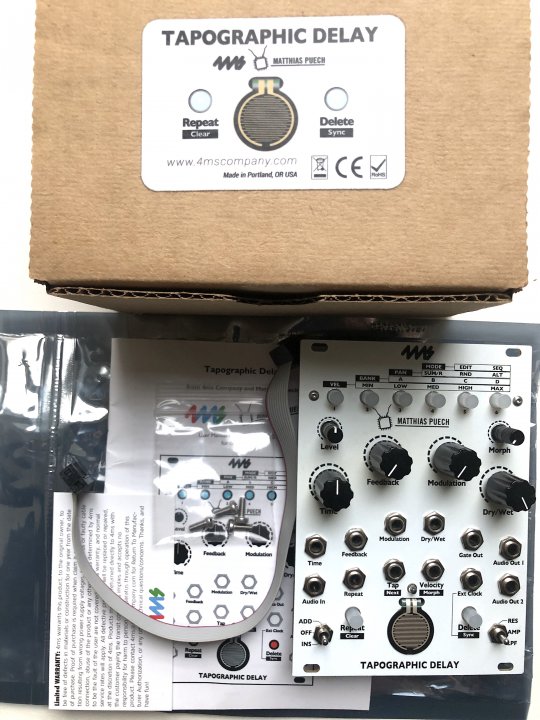 日本未入荷 4ms tapographic delay modular synth - 楽器/器材