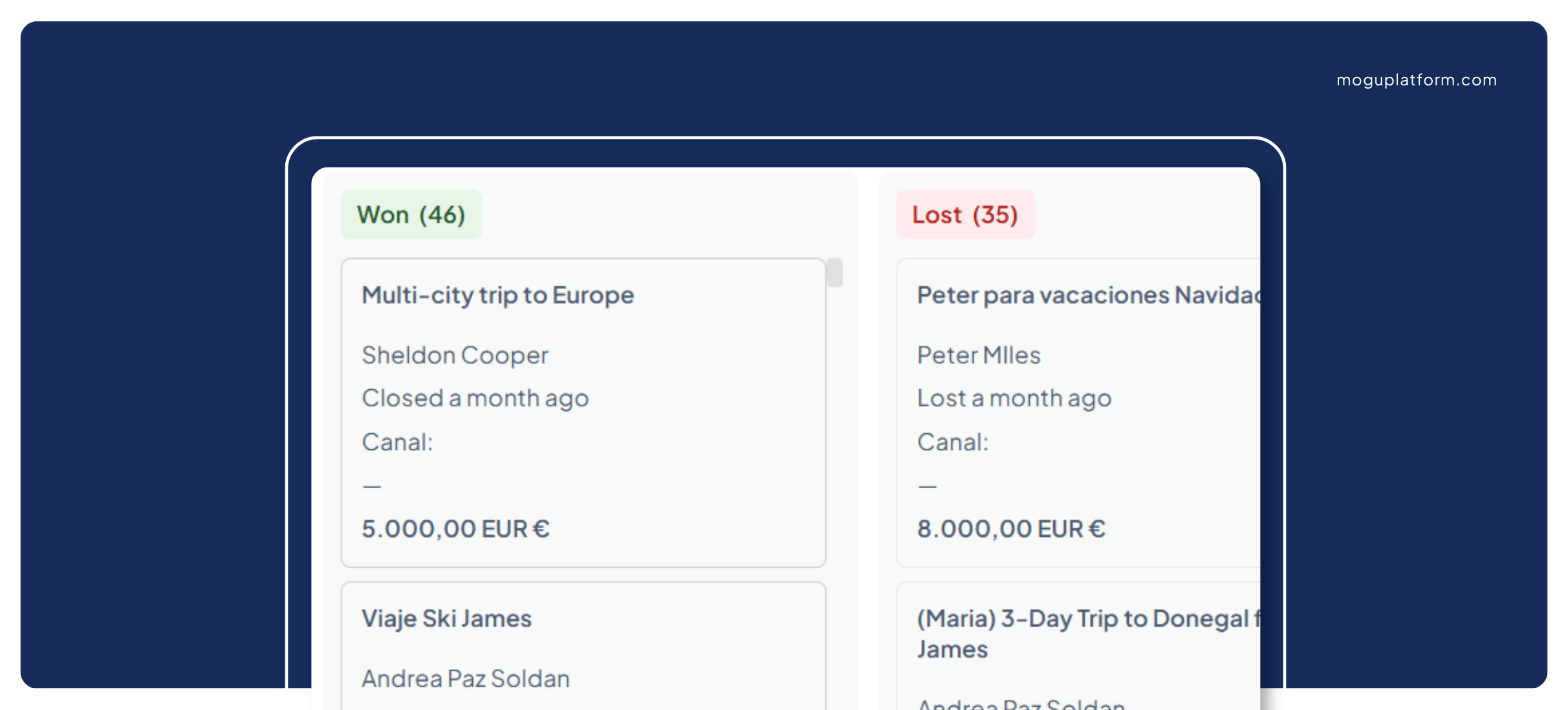 Organiza tus cotizaciones con un CRM para agencias de viaje combinado con IA