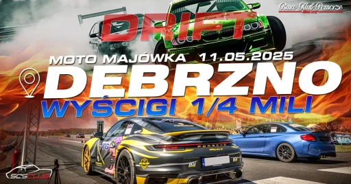 WYŚCIGI 1/4 MILI- MOTOMAJÓWKA W DEBRZNIE