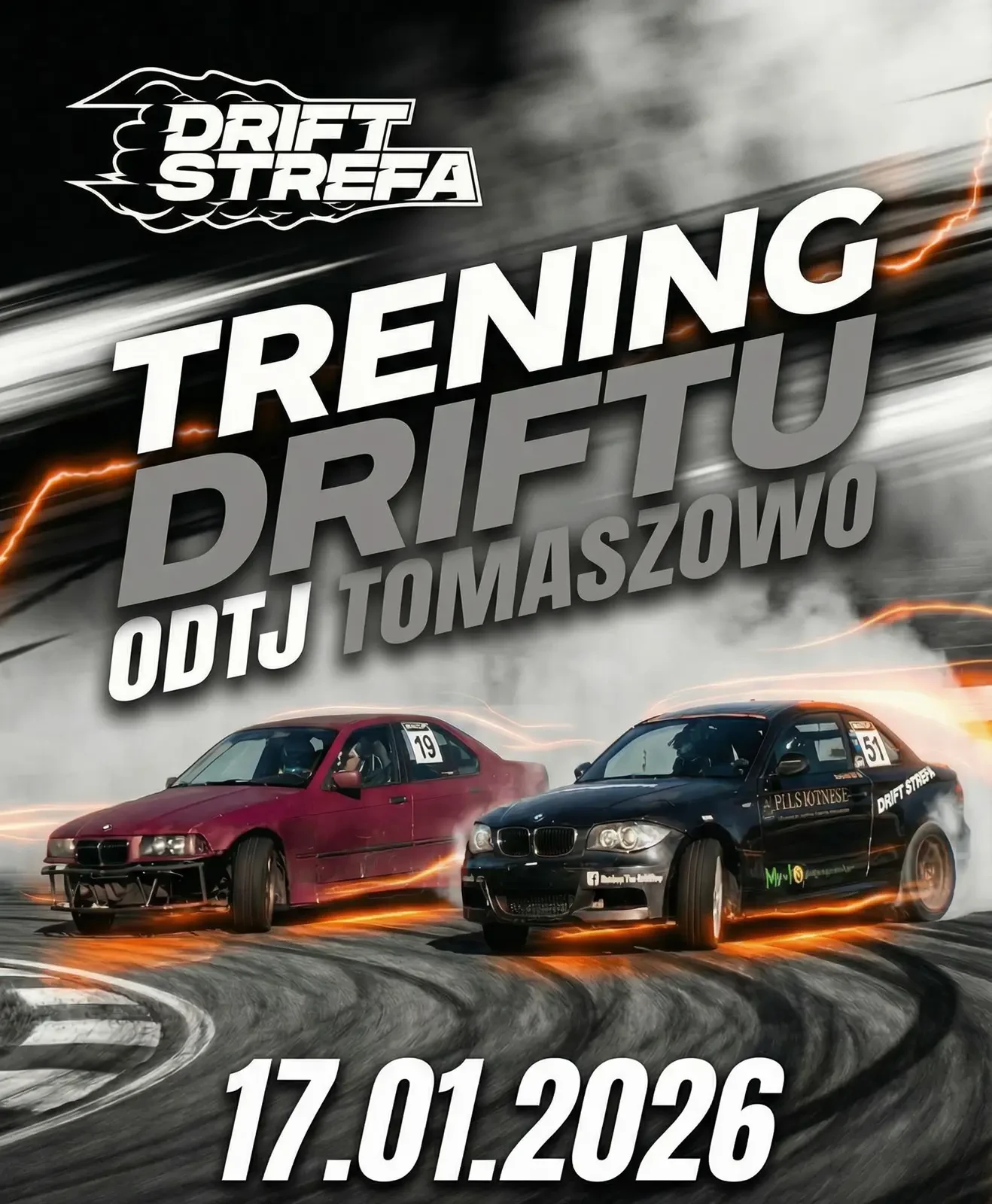 NOWOROCZNY TRENING DRIFTU Z DRIFT STREFĄ