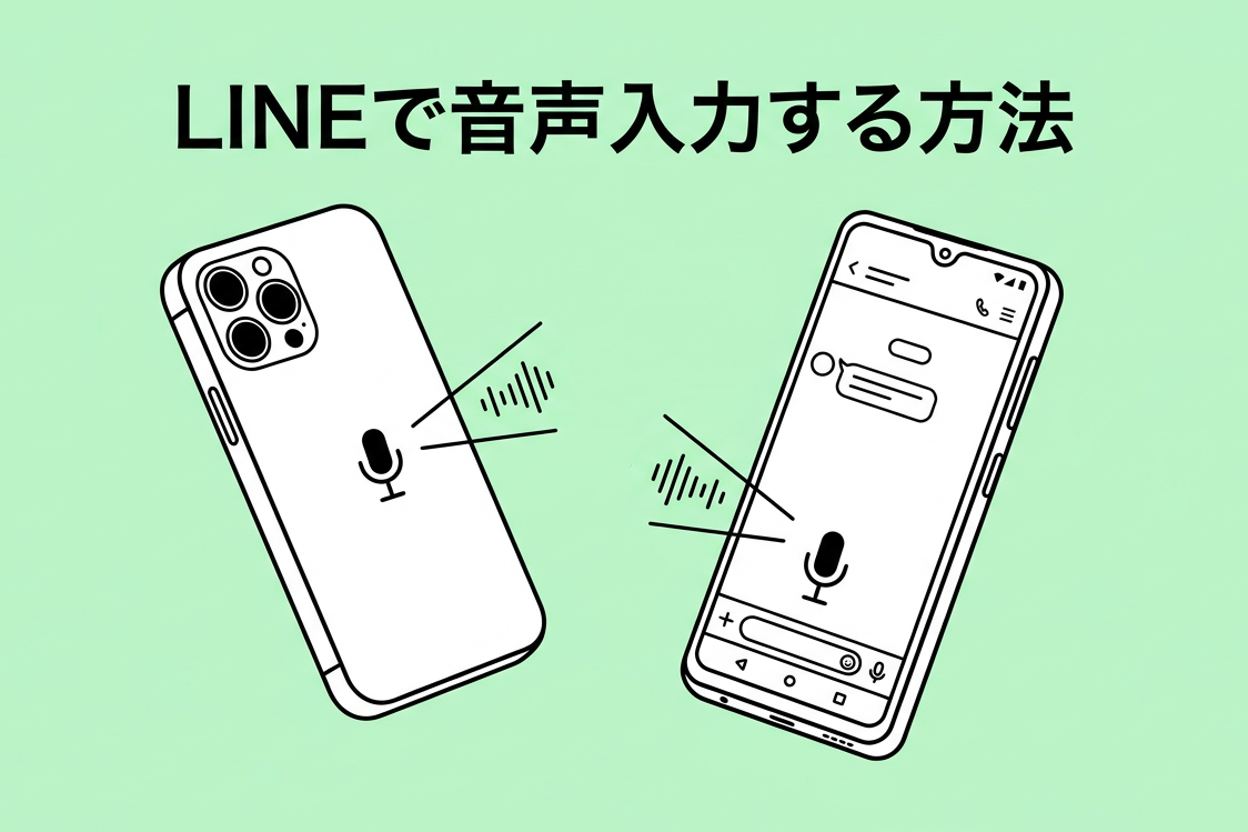 LINEで音声入力する方法｜設定から送信手順まで画像で解説【iPhone・Android】