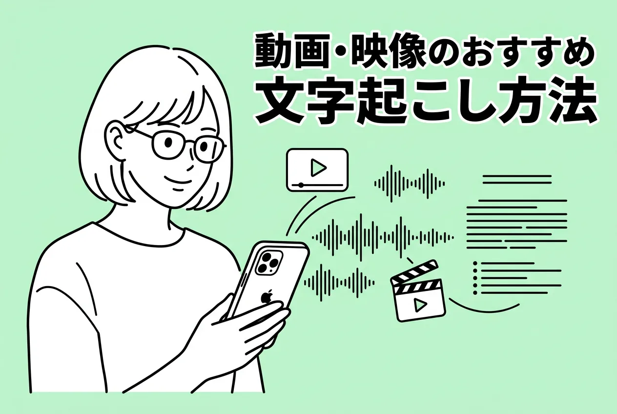 動画・映像を文字起こしするには？おすすめサービスから字幕作成方法まで徹底解説