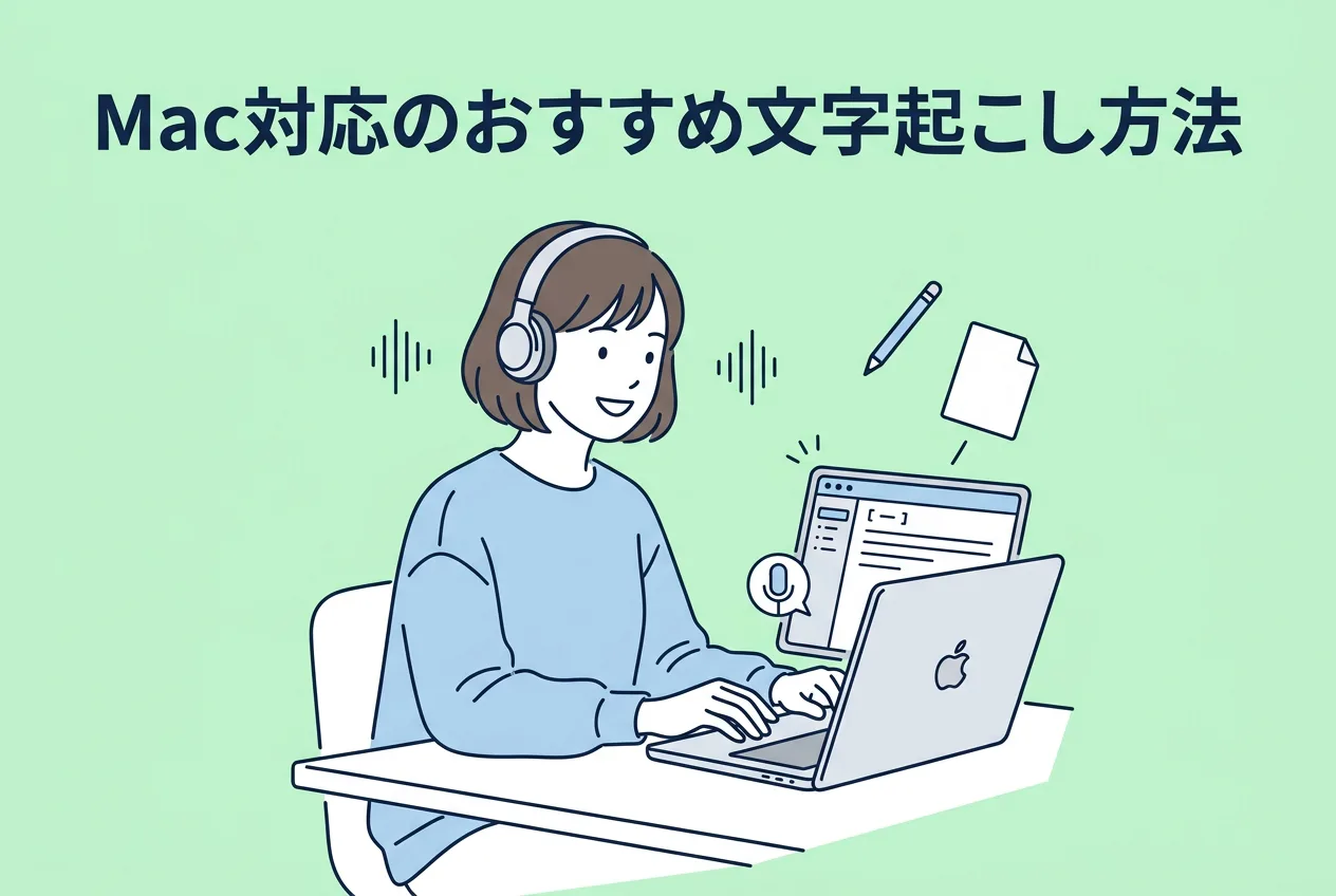 MacBook・iMac対応の文字起こしツール・ソフトおすすめ5選【Googleドキュメント以外も】