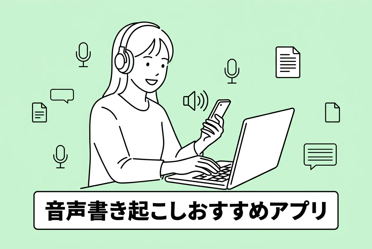 【無料あり】音声書き起こしのおすすめアプリ・サービス13選！精度の高いボイスメモ文字起こし方法徹底まとめ