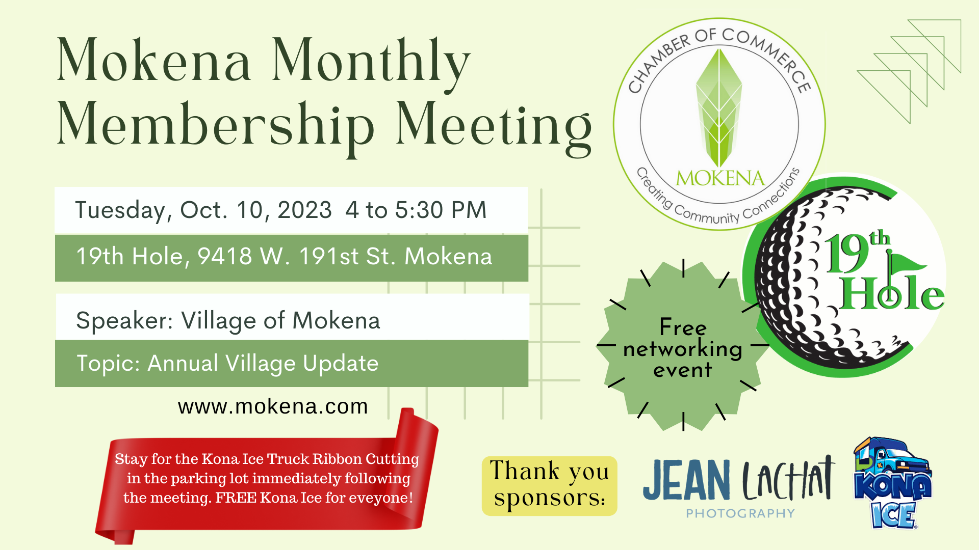 Oct. 2023 Membership Meeting Facebook Event Cover