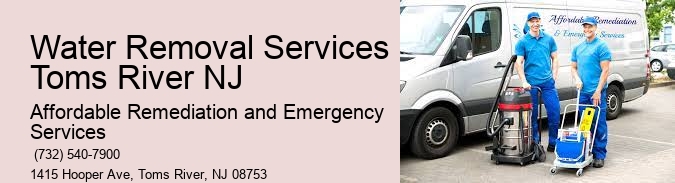 Water Removal Services Toms River NJ