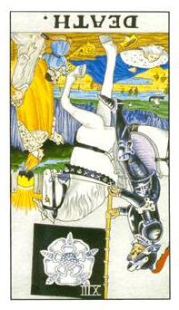 逆位死神塔羅牌