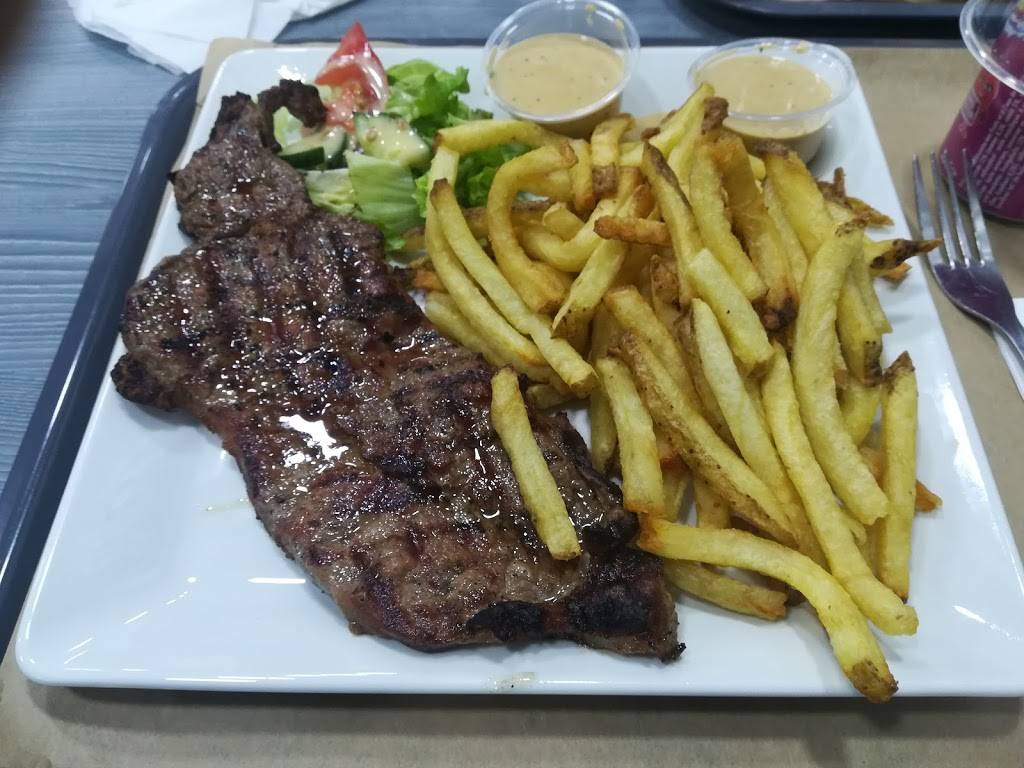 Broadway Coffee Brasserie Villemomble - Dish Food Cuisine French fries Steak frites