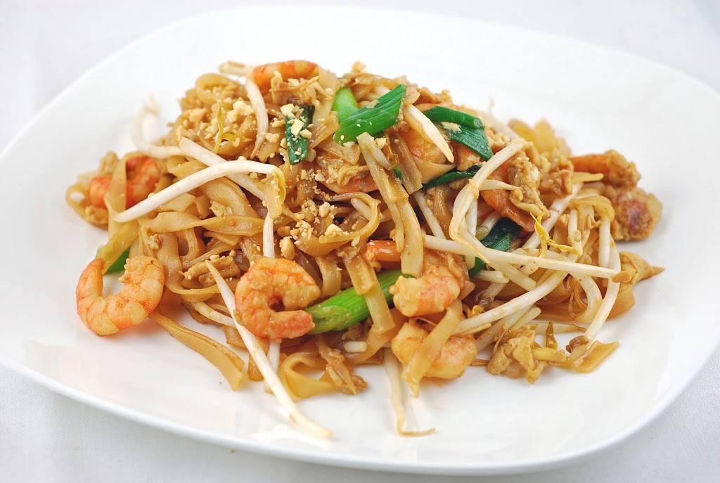 SUSHI WHITE - Thaï Food Halal Thaïlandais Nanterre - Dish Food Cuisine Pad thai Ingredient