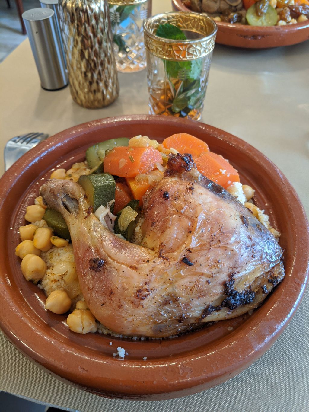 EL ANDALOUS Marocain Lyon - Dish Food Cuisine Ingredient Meat