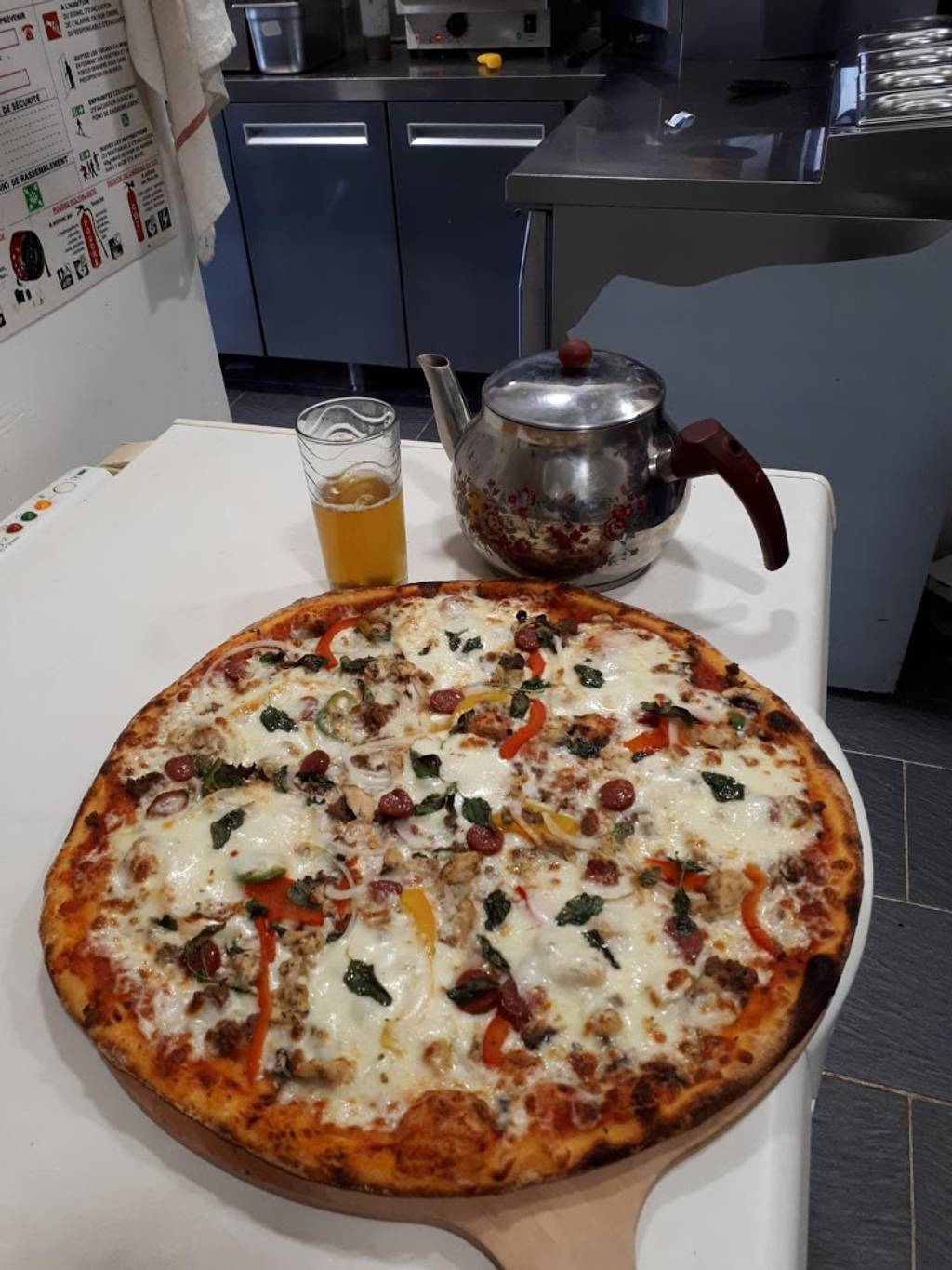 TOTO FOOD Rennes - Dish Pizza Food Cuisine Pizza cheese