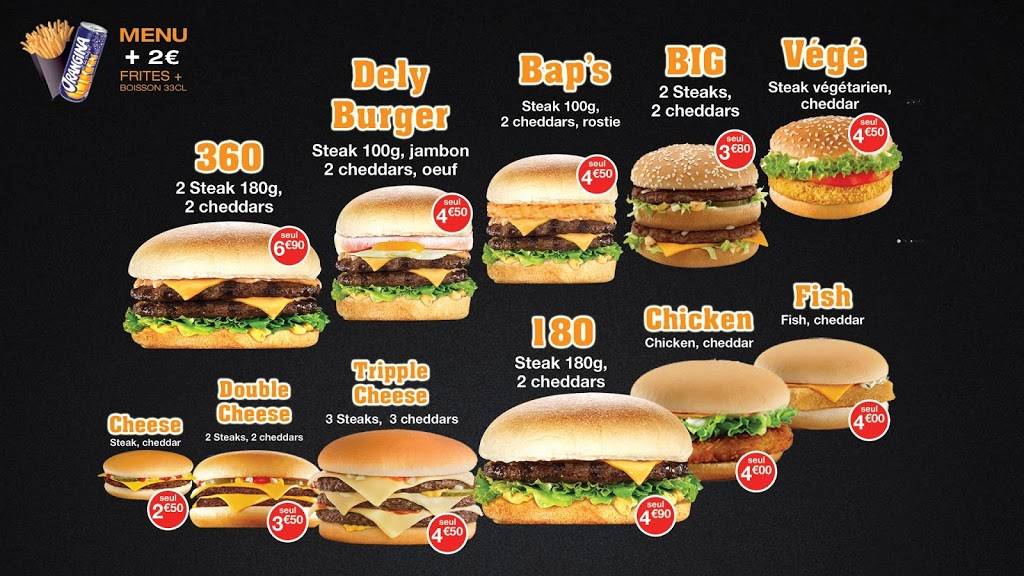 Dely Food Grenoble - Hamburger Fast food Junk food Cheeseburger Food
