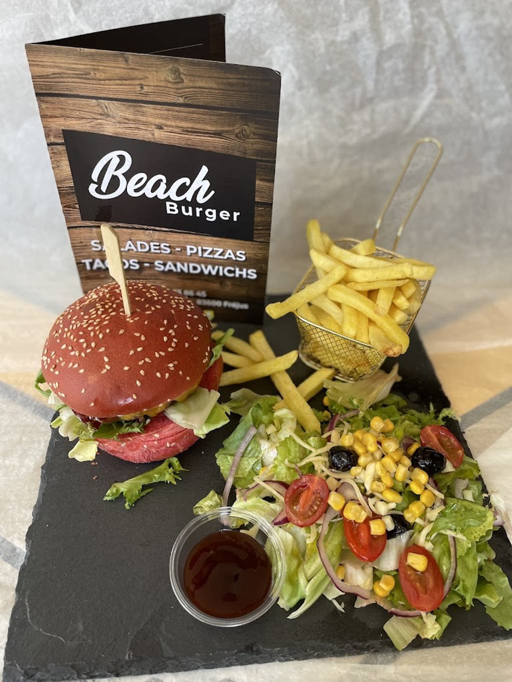 Beach Burger Fréjus - Food Ingredient Recipe Cuisine Natural foods