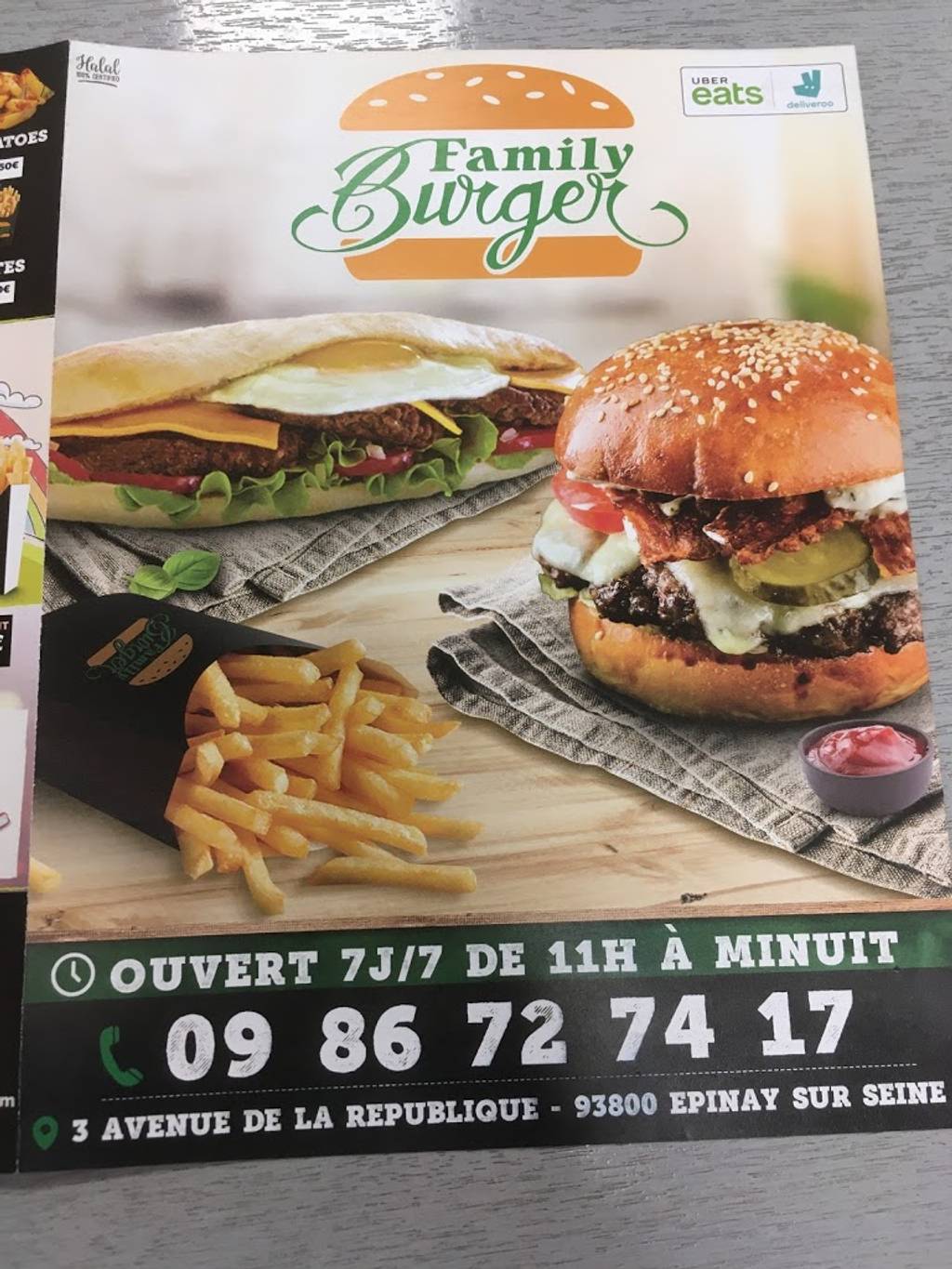 Family Burger Épinay-sur-Seine - Food Ingredient Sandwich Bun Recipe