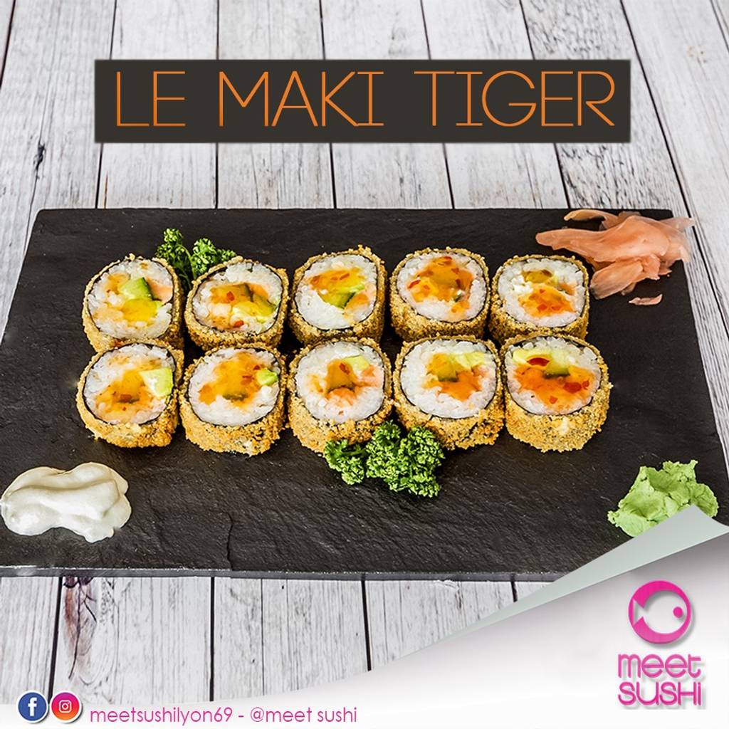 Meet sushi & wok Lyon - Dish Cuisine Food Ingredient Comfort food