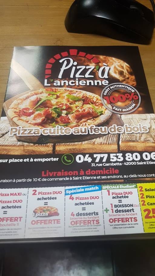 Pizz'à l'Ancienne Saint-Étienne