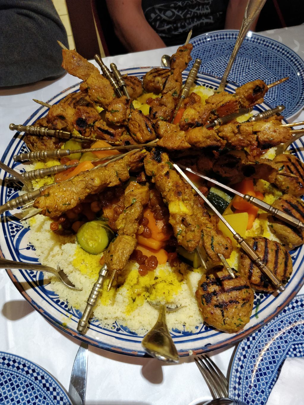 Le Ksar Marocain Toulouse - Dish Food Cuisine Satay Ingredient