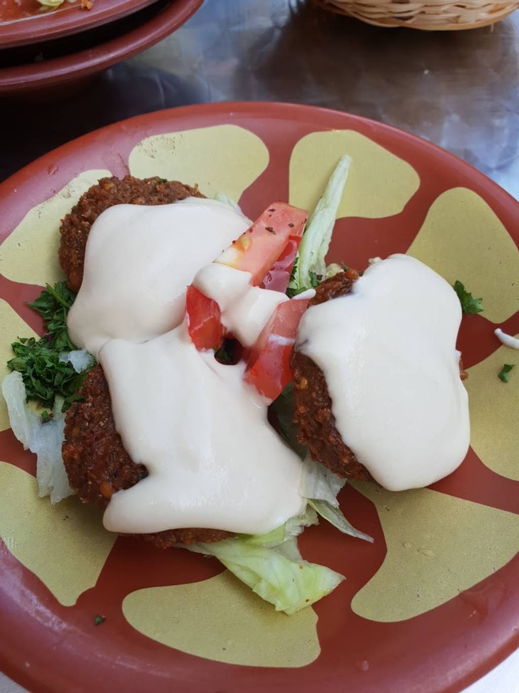 Falafel Grillades Rennes - Dish Food Cuisine Ingredient Sour cream