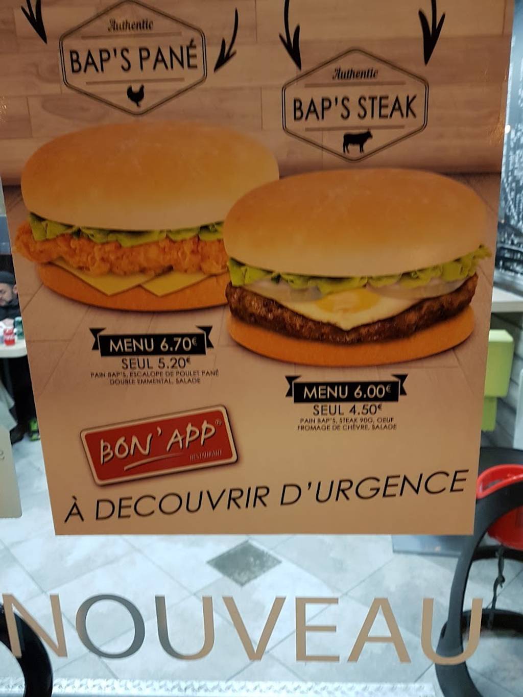 Bon App 78 Burger Mantes-la-Jolie - Food Hamburger Fast food Original chicken sandwich Cheeseburger